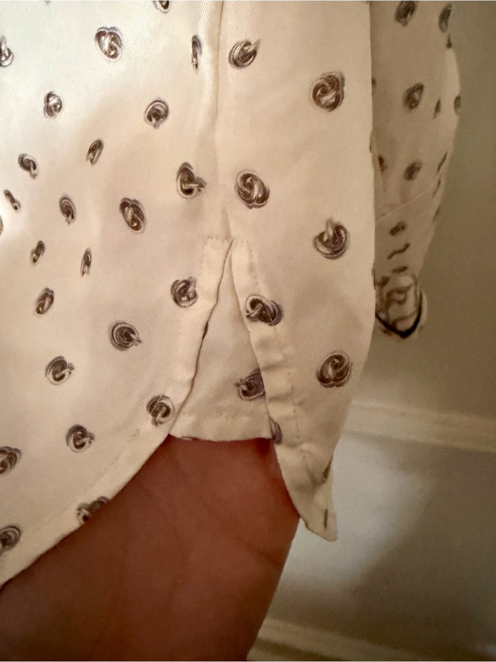 3.1 Phillip Lim 100% Silk Equestrian Scarf Print Blouse Size 6 - Picture 7 of 10
